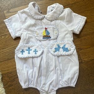 Smockingbird 6m bubble w 3 button on embroidered patches - excellent condition